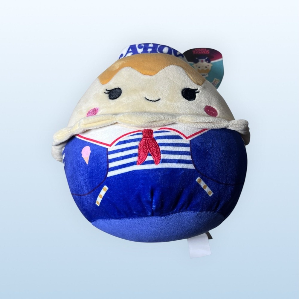 Squishmallows Stranger Things Robin Plush Kellytoy Sailor Scoops Ice Cream 8